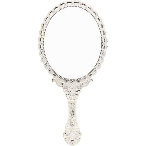 Miroir De Poche - Miroir À Main Ovale Avec Poignée - Pour Maquillage Et Soins Quotidiens - 4 Coloris Disponibles (1/5)