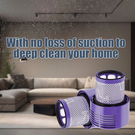 Filtres HEPA pour aspirateur Dyson V10/SV12, pack de 2 (1/5)