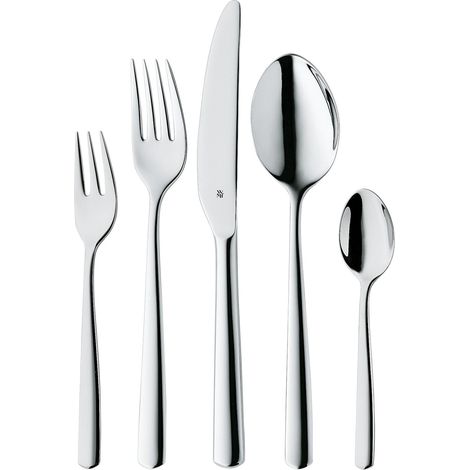 WMF Boston Besteck-Set  60er Set Edelstahl (rostfrei) spülmaschinenfest Silber 11.2000.9099
