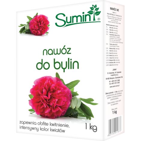 SUMIN DÜNGER FÜR MEHRJÄHRIGE PFLANZEN 1kg (1/5)