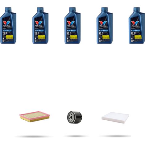 Kit tagliando 3 FILTRI e 5L OLIO compatibile con Chrysler Cruiser 2.0 104kw dal 2000 (1/5)