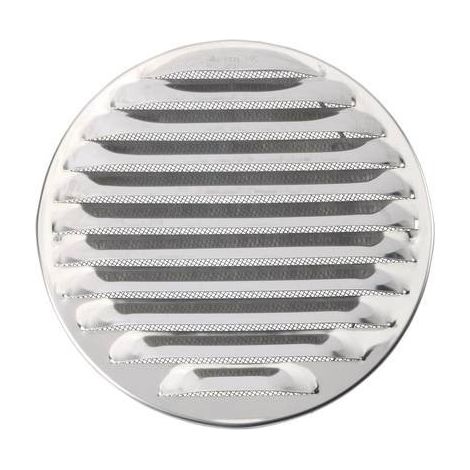 Wallair N31841 Griglia di scarico Acciaio inox Adatto al diametro del tubo: 16 cm (1/2)