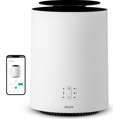 Duux chauffage soufflant céramique connecté à 360° TRHEESIXTY 2 BLANC 1800W DXCH08 (1/5)