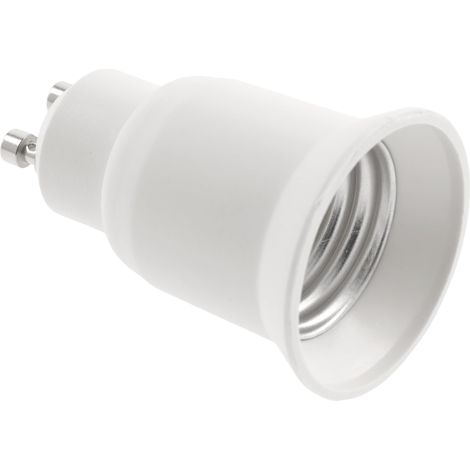 Adaptateur de douille GU10 vers E27 pour ampoule LED halogène et basse consommation 240 V 60 Hz (1/4)