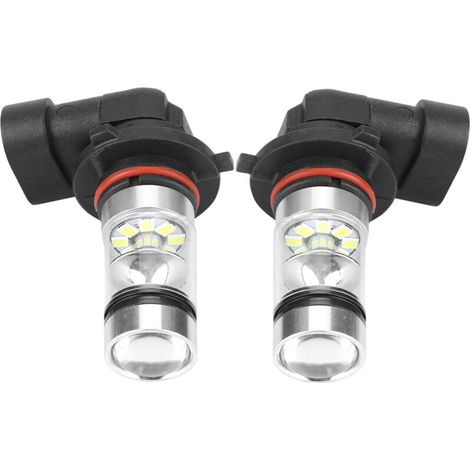2-flammiges LED-Set 9006/HB4 100W – Hochleistungsscheinwerfer und Nebelscheinwerfer – Reinweiß (6000K) – Einfache Installation – Für PKW
