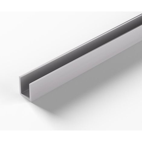Halemeier U-Profil für GlasLine L=1500 Aluminiumprofil (1/4)