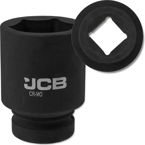 JCB IMPACT Steckschlüssel tief 1" 50 mm 6-Punkt Cr-Mo Steckschlüssel