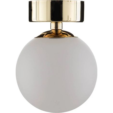[NEUWERTIG] B-Ware Argon Deckenleuchte Fatis Deckenlampe Lampe Leuchte Opalglas messing dimmbar