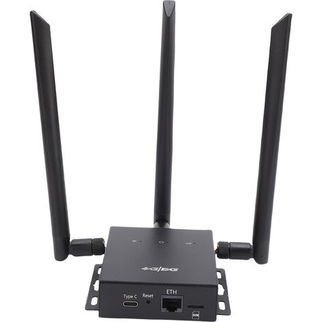 Routeur 4G avec carte SIM, CPE sans fil WiFi Type C, port réseau unique, antenne détachable, point d'accès ED121, version mexicaine (B2/3/4(66)/5/7/8/28A B2/4/5/8) (1/5)