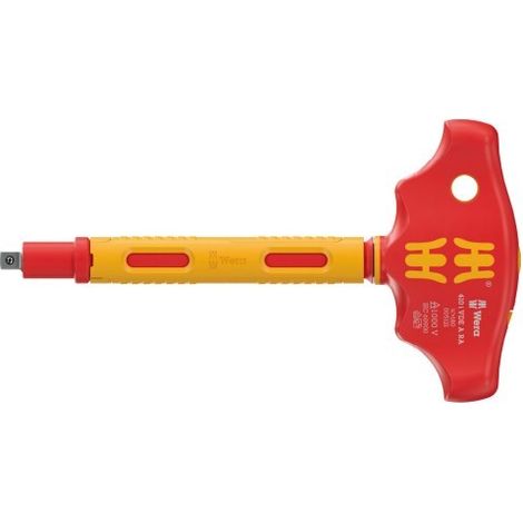 Wera 410 i VDE A RA VDE-isoliert Quergriff 1/4