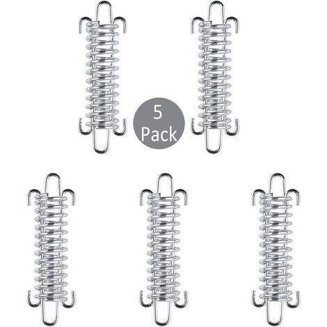 Fissaggi per vele ombreggianti, 5 pezzi di fibbie a molla in acciaio inossidabile per corde da tenda, kit di fissaggio per vele da giardino, kit di fissaggio per vele ombreggianti, kit di fissaggio pe (1/5)