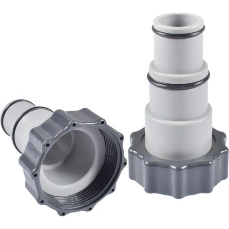 Adaptateurs de tuyau de piscine de type A – lot de 2, filetages internes de 32 mm et 38 mm, accessoires de remplacement pour piscine (1/5)