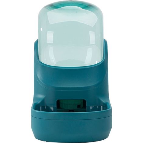 Distributeur d'eau et de nourriture pour chiens et chats, conçu pour distribuer l'eau et la nourriture à votre animal. Grande capacité, dosage précis, non toxique, facile à nettoyer, 3,8 L, bleu. (1/4)