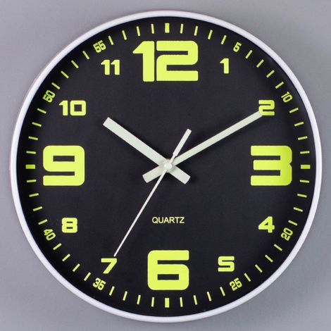 Horloge murale digitale lumineuse de 30cm, simple et à la mode, horloge silencieuse