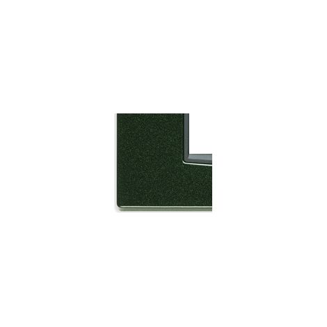 Vimar - Placca Classic 4 moduli Serie Eikon in metallo colore verde Oxford metal 20654.05
