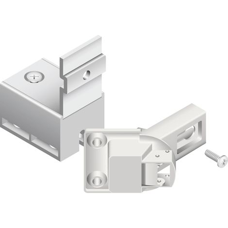CINETTO PS23 Beschlagset für Führungsschiene (1/2)