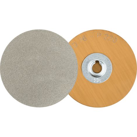 PFERD TOOLS COMBIDISC Diamant Schleifblatt CD Ø 75 mm D76/P 220 für Titan, Glas, GFK und Stein 10 Stk (1/4)