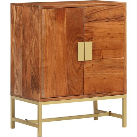 Sideboard 60x35x75 cm Solid Wood Acacia vidaXL (1/5)