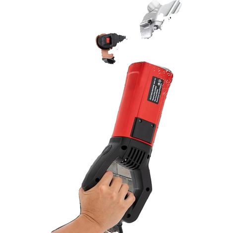 Slotting-Maschine, verstellbare Tiefe, Hochleistungsmotor, Rot (1/5)
