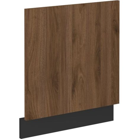 Frontblende für integrierten Geschirrspüler 60 cm Küche MONZA Okapi Nußbaum matt (1/5)