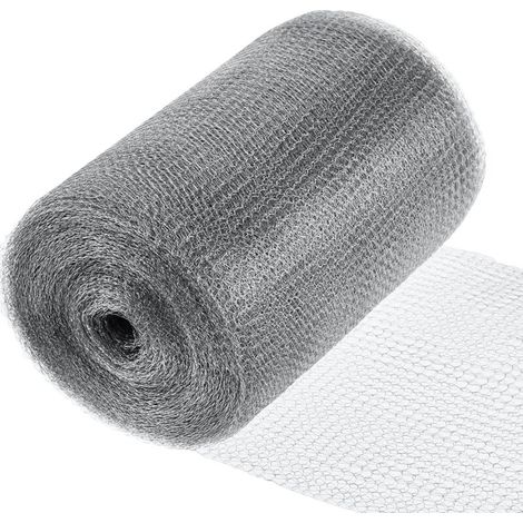 127 mm x 10 m, maille en acier inoxydable 304, antirouille, lutte contre les rongeurs, maille métallique double couche, lutte contre les oiseaux nuisibles, bouche-trou, jardinage (1/5)