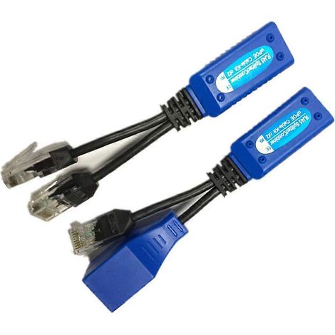 PoE-Adapterkabel-Set mit 1 Paar RJ45-Steckern (passive Stromversorgung) (1/5)