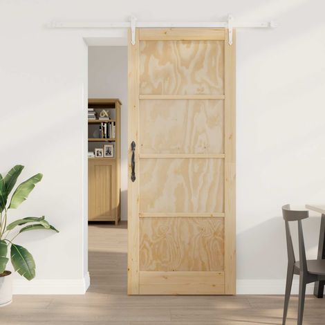 Puerta Corredera ORKDAL Natural y  86 x 211 cm