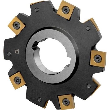 Scheibenfräser ISO 100G10N-S90SN12N6 Tiefe 24mm m. Wendeplatte Schneid-D.100mm (1/4)