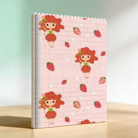 Cadre photo anniversaire en blocs à faire soi‑même, cadeau de la Saint‑Valentin (1/5)