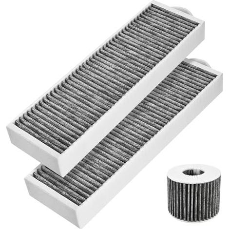filtres à charbon actif pour Bora Pure/X Pure, filtres de rechange Puafk, kit de filtres à charbon actif pour hottes aspirantes avec système de filtration à 5 couches (1/5)
