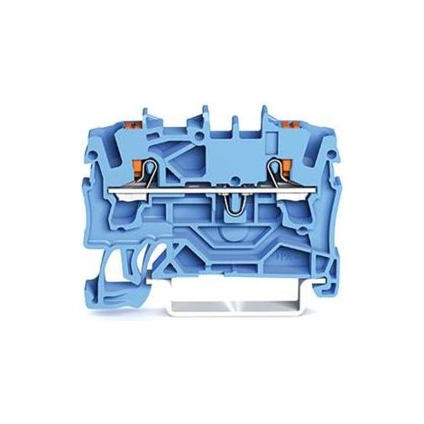 WAGO KONTAKTTECHNIK BORNIER 2202-1204, BLEU, NOMBRE DE PÔLES 2 (1/2)