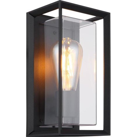 GLOBO LAMP.EST ALL BLK SAT 1XE27 6