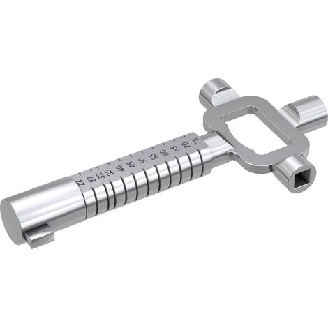 BASI 668NK CLÉ À DOUILLE UNIVERSELLE ARGENT (1/2)