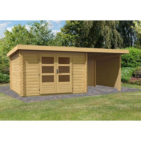 BH Bastrup 5 natur 280x280x222 im Set mit AD 2m ,28mm SW+RW