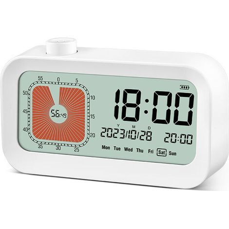 royaluxe -Minut visuel numérique,Outil de Gestion du Temps avec Trois Fonctions de minuterie,Compte à rebours de 60 Minutes,Parfait pour la Cuisine,l'école,la Salle de Classe ou Le Bureau (1/5)
