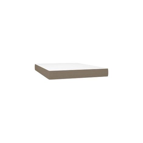 Matelas de lit à ressorts ensachés Taupe 140x200x20 Tissu (1/5)