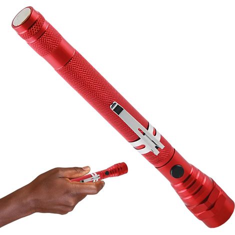 Lampe de poche magnétique extensible, lampe de poche magnétique Gadget cool pivotant à 360°, lampe de poche polyvalente pour femmes et hommes (1/5)