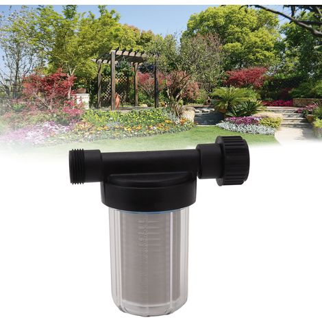 Sichtbarer, abnehmbarer Gartenschlauch mit Filter, G3/4-Gewinde. (1/5)