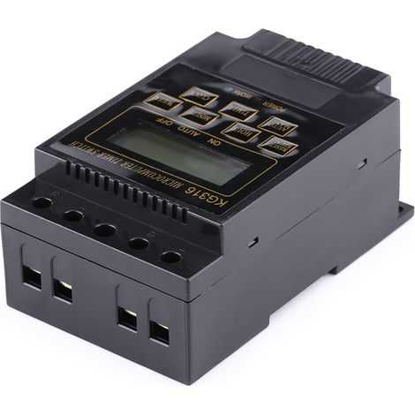 Minuterie numérique LCD Interrupteur Horloge Microcontrôleur Temporisateur Programmable Relais AC220V (1/3)
