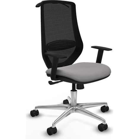 Piqueras y Crespo Mardos Silla de Oficina Gris Ergonómica
