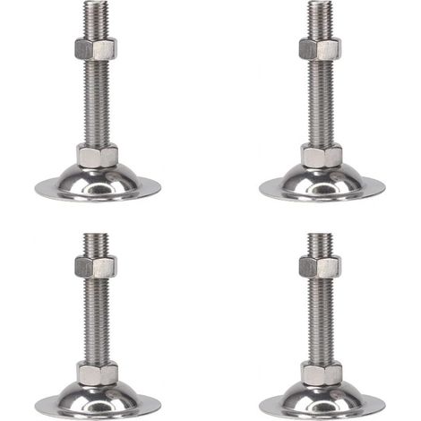 Pieds de nivellement réglables, lot de 4 pieds de nivellement réglable (1/4)