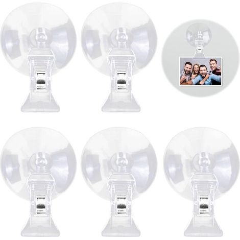 Pezzi Clip Ventouse Transparent