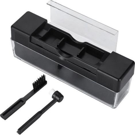 Décapant de poussière de brosse de nettoyage de nettoyeur de disque vinyle antistatique pour le lecteur de disque vinyle-TIM (1/4)