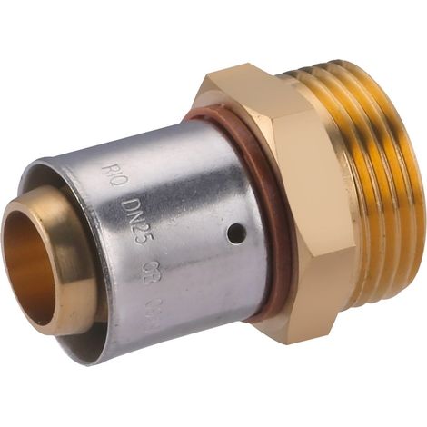 Raccord mâle à sertir pour tube PER NOYON & THIEBAULT Ø25 - M26x34 (1')