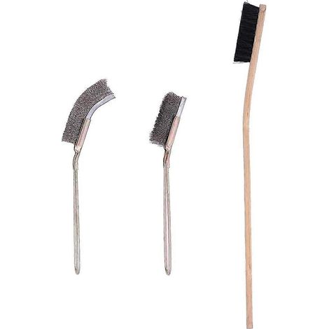 Ensemble de 3 brosses de nettoyage légères à long manche pour cages de petits animaux (1/5)