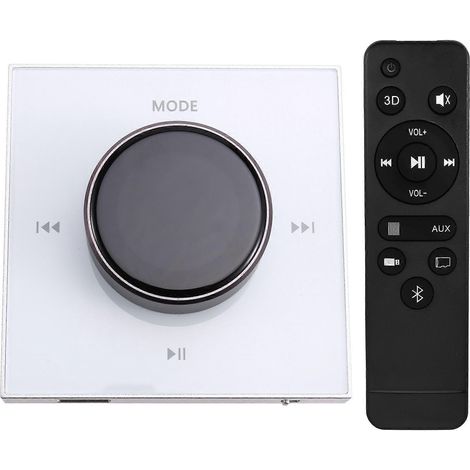 86 Hi-Fi Smart Wandmontierter Stereo-Hintergrundmusik-Controller Weiß-- (1/5)