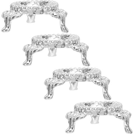 Lot de 4 socles en métal pour boules cristal, supports sphères (1/5)