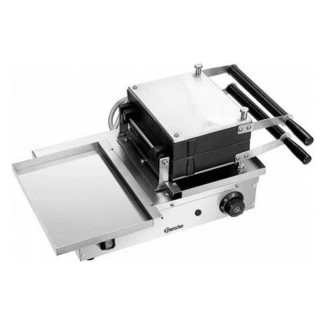 Gaufrier Professionnel rotatif - 165 x 100 mm- hauteur 10 mm - Bartscher (1/2)