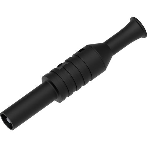 Electro PJP 1065-CD1-N Laborstecker  Stift-Ø: 4 mm Schwarz 1 St.