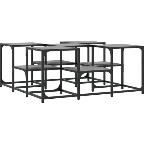 Maison Exclusive - Couchtisch Grau Sonoma 91x91x40 cm Holzwerksto